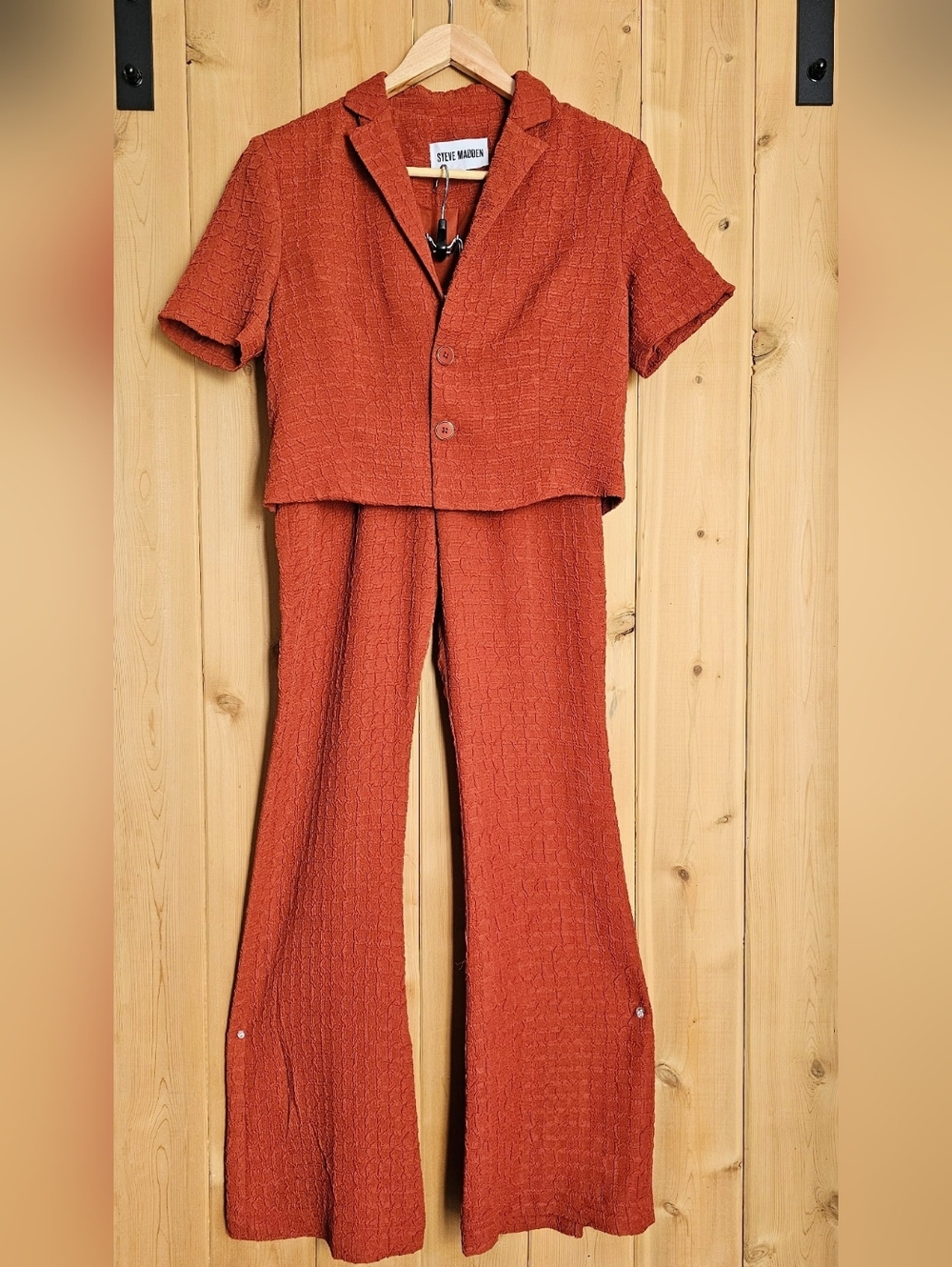 Steve Madden Textured Matching Set